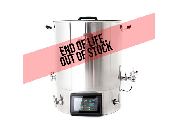 B80pro Bryggemaskin, NO/EU 6kW, 20kg malt 