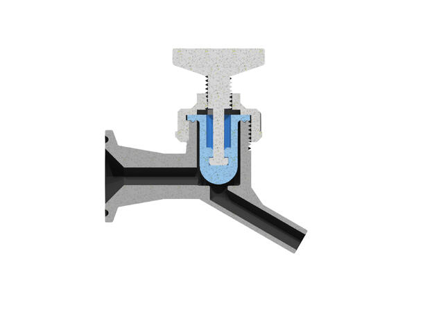 Sample ventil, TC34mm, POK For mindre gjæringstanker etc. 