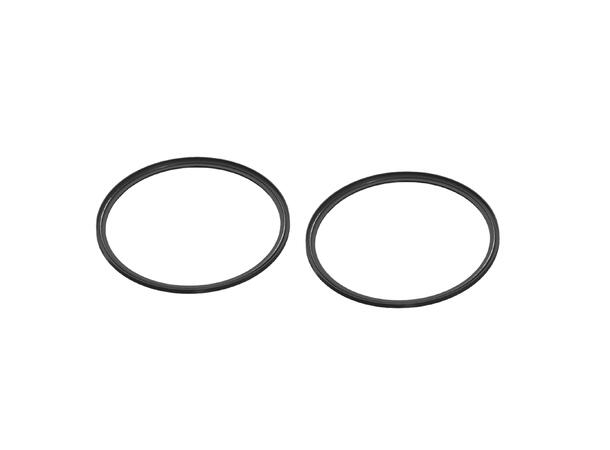 TC Pakning (EPDM), 6", m/Leppe, 2-pack Lav oksygenpenetrering, sort EPDM 