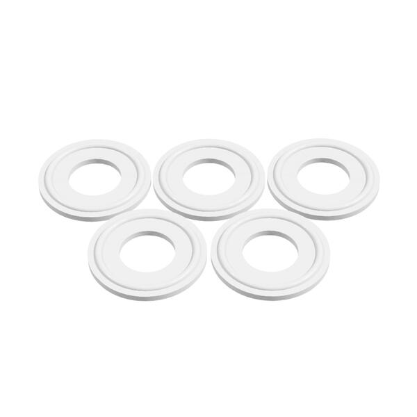 TC Pakning, 34mm, DN15, 5-pack Hvit silikon