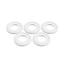 TC Pakning, 34mm, DN15, 5-pack Hvit silikon
