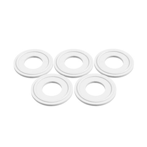 TC Pakning, 34mm, DN15, 5-pack Hvit silikon