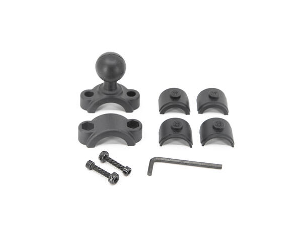Ball Joint 1", Rørfeste, 19/23mm Aluminium 