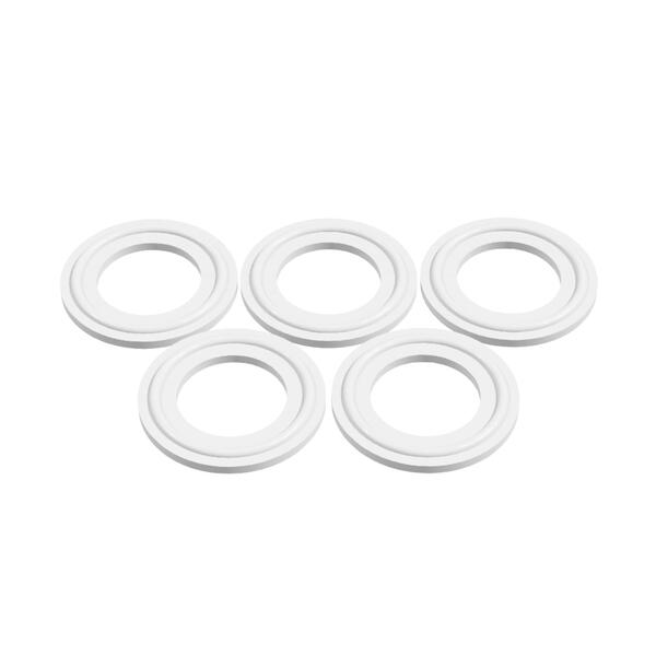 TC Pakning, 34mm, DN20, 5-pack Hvit silikon