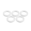 TC Pakning, 34mm, DN20, 5-pack Hvit silikon