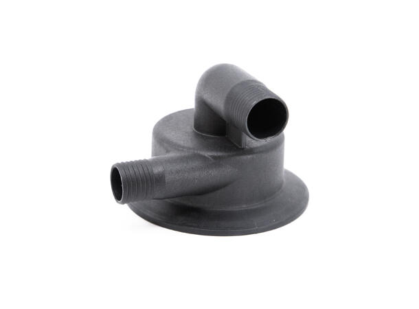 Pump Head, FCS Brew Pump 24V, 2A, Barbed POK, 90 degrees 