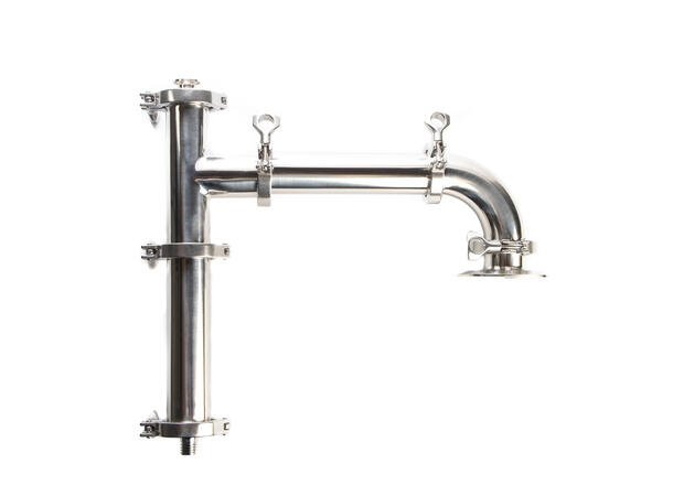 Dampkondensator, 4" Unngå damp under koking 