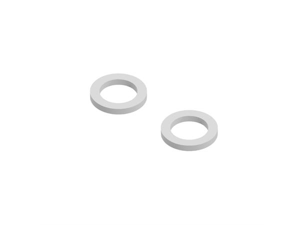 Pakning, 22x15x2mm, 2 stk Til pumpefittings 