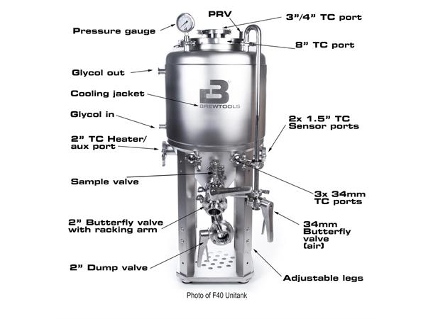F80 Unitank 20-75 liter kapasitet 