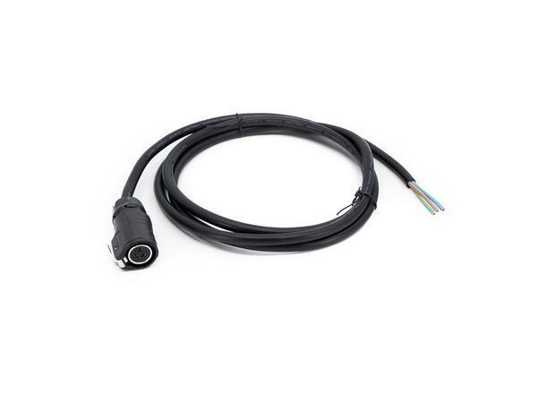 Strømkabel, 10A, 2m, DIY LP20 3-pin hunn, 3x1.5mm2 
