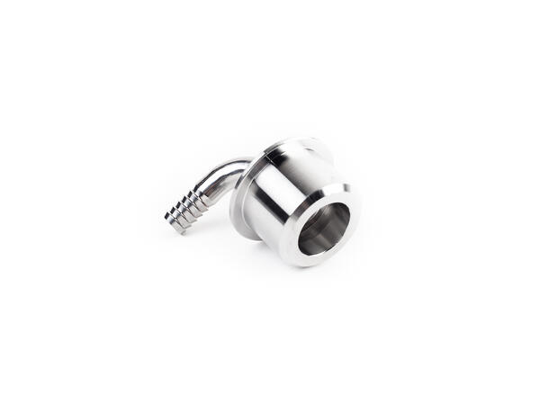 Resirk. Fitting, 12mm slange albue For mesking/skylling 