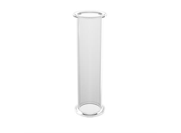 Poly TC Rør, 2", L=200mm Gjennomsiktig polykarbonat-rør 