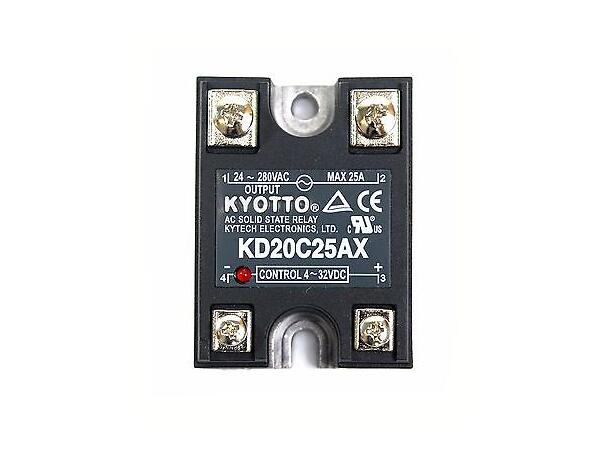 SSR Solid State Relay KD20C25AX 25A, 5V control 