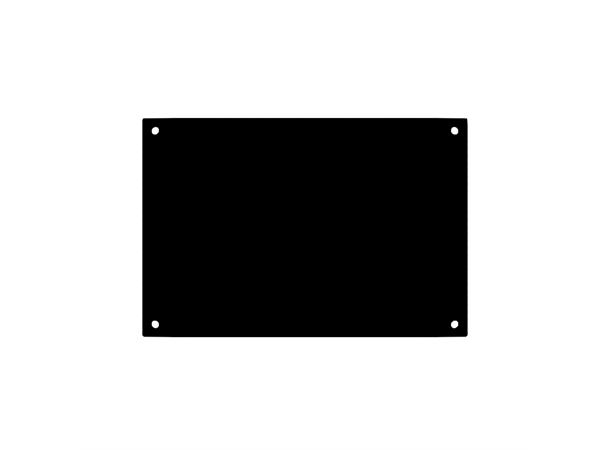 Dekkplate for B40/B80/B150 Dekk hullet ved flytting av kontrollboks 