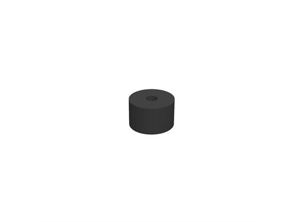 Silikon-nippel, DIN 43650 connector 13 x 3.4 x 8, Shore A 60 