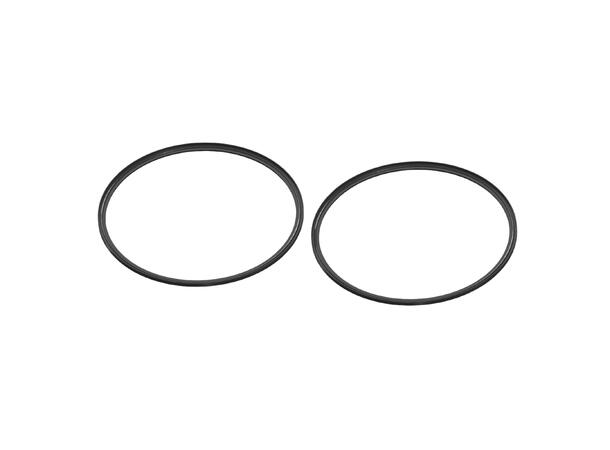 TC Pakning (EPDM), 8", m/Leppe, 2-pack Lav oksygenpenetrering, sort EPDM 