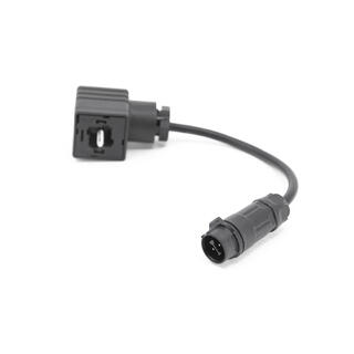 LP12, 2-pin, 100mm, adapter - DIN43650-A LP12 til DIN adapter (DIN43650 Form A)