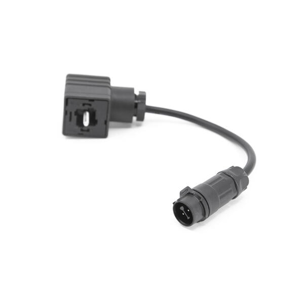 LP12, 2-pin, 100mm, adapter - DIN43650-A LP12 til DIN adapter (DIN43650 Form A)