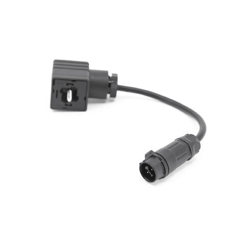 LP12, 2-pin, 100mm, adapter - DIN43650-A LP12 til DIN adapter (DIN43650 Form A)