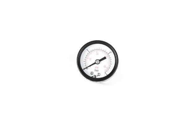 Analog Måler, Trykk, 3/8" pushfit 0-3 bar /  0-42 PSI 