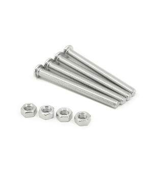 M8 boltsett, 85mm, Hex 5, 4 stk For sammenbolting av Troll-moduler