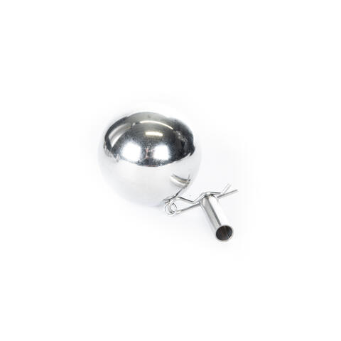 Flytekule 44mm, rustfri med slangeholder For bruk med 6x8mm slange