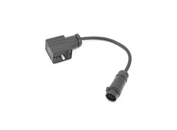 LP12, 2-pin, 100mm, adapter - DIN43650-B LP12 til DIN adapter (DIN43650 Form B) 